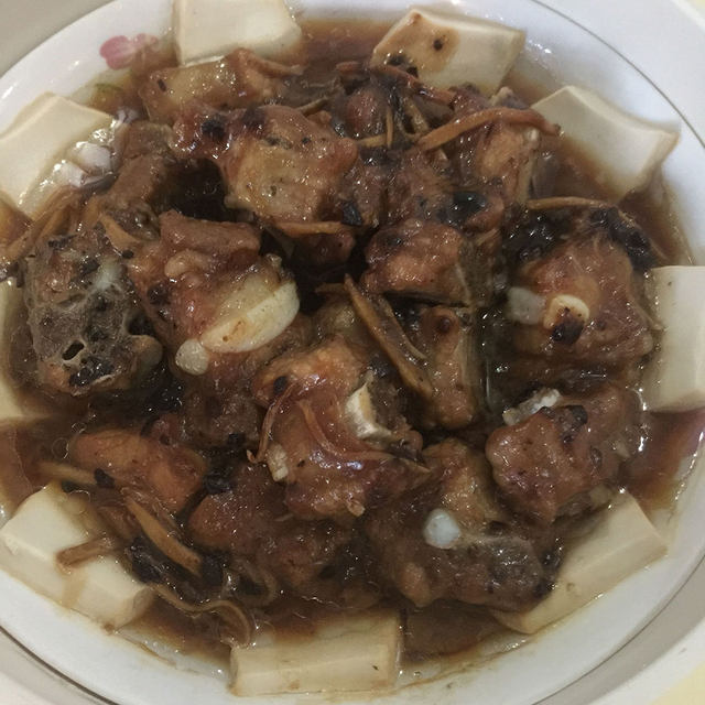 排骨蒸豆腐