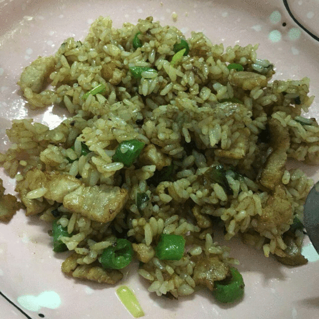 青椒肉丝炒饭