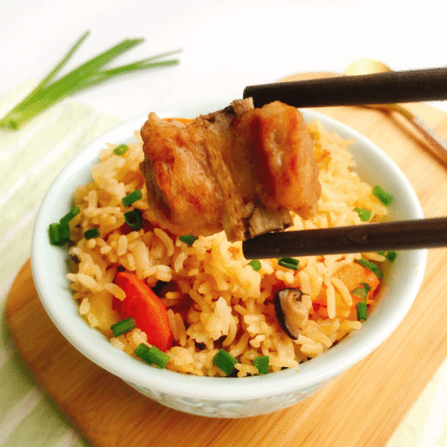 电饭锅排骨焖饭