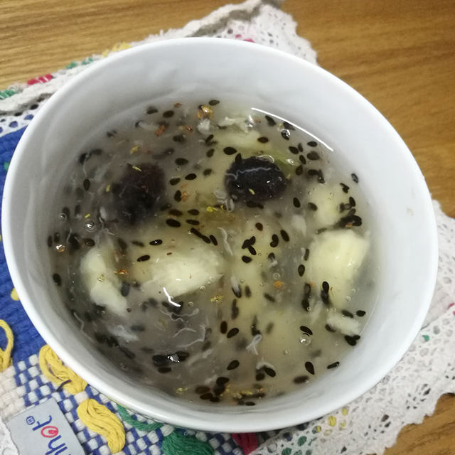 香糯藕粉水果羹