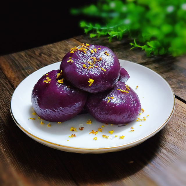 紫薯糍粑