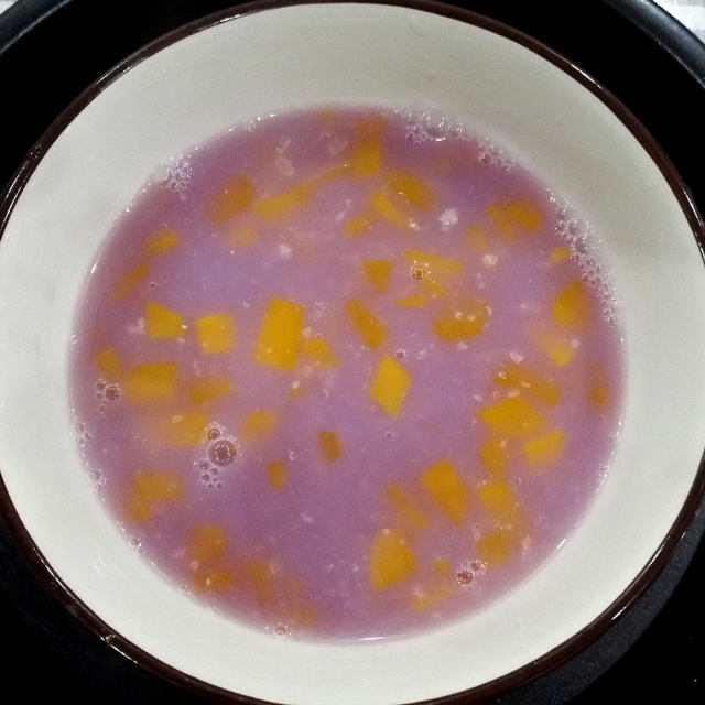 南瓜紫薯燕麦粥