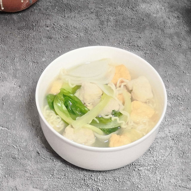 油豆腐鱼丸面