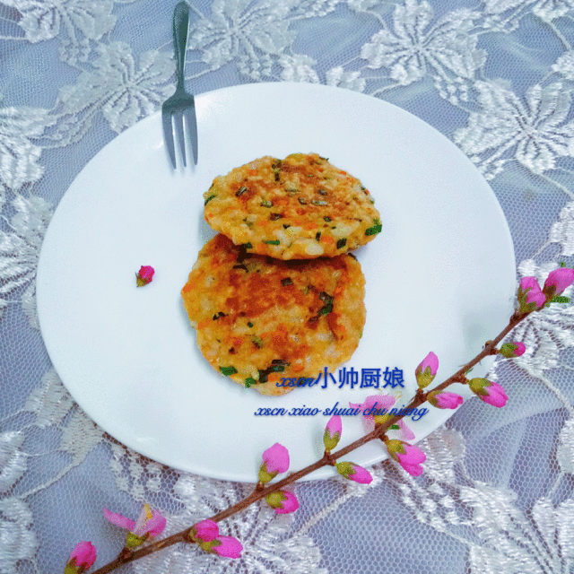 豆腐海鲜果蔬饼