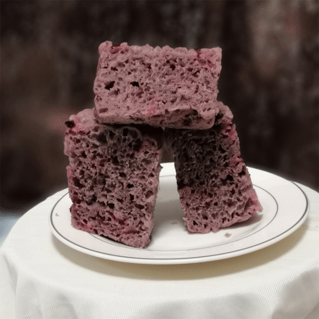 主食—紫薯蔓越莓发糕