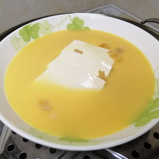 瑶柱豆腐蒸水蛋