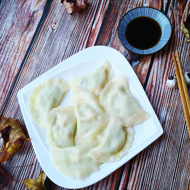 角瓜虾仁水饺