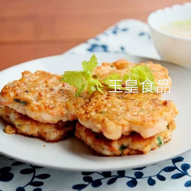 鲜虾饼