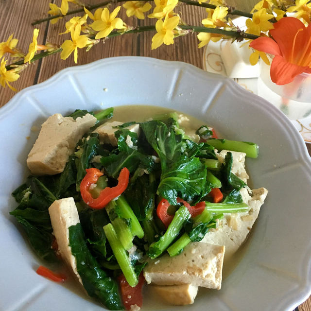 苔菜炖豆腐