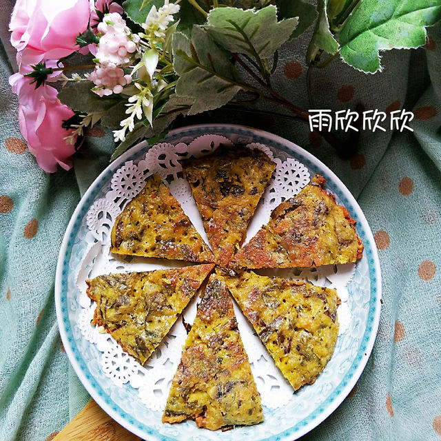 椿芽鸡蛋煎饼