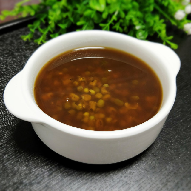 红糖陈皮绿豆汤