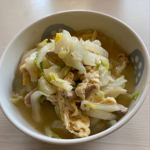 白菜肉焖油豆腐