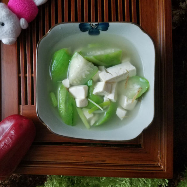 水瓜豆腐汤