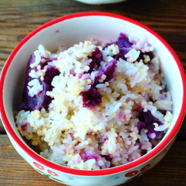 黄金紫薯米饭