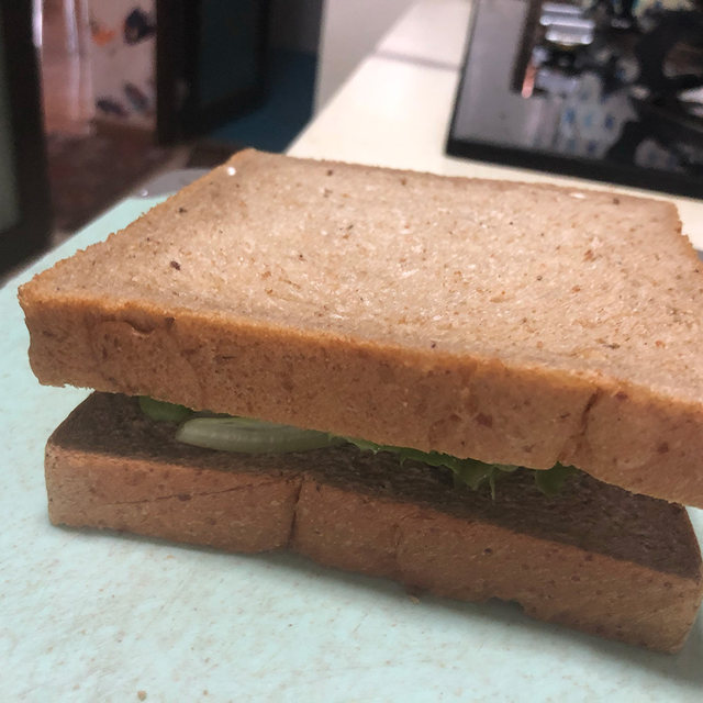 煎蛋牛肉Sandwich，快手早餐。