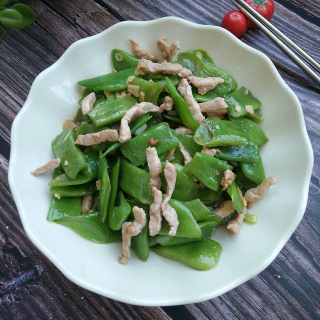 芸豆炒肉丝