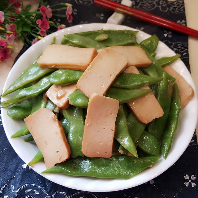 扁豆炒百页豆干