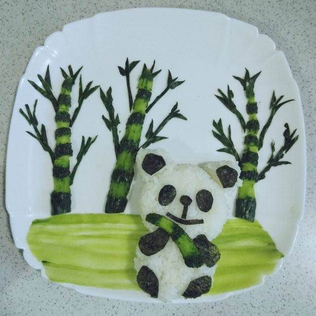 儿童餐7一可爱的大熊猫