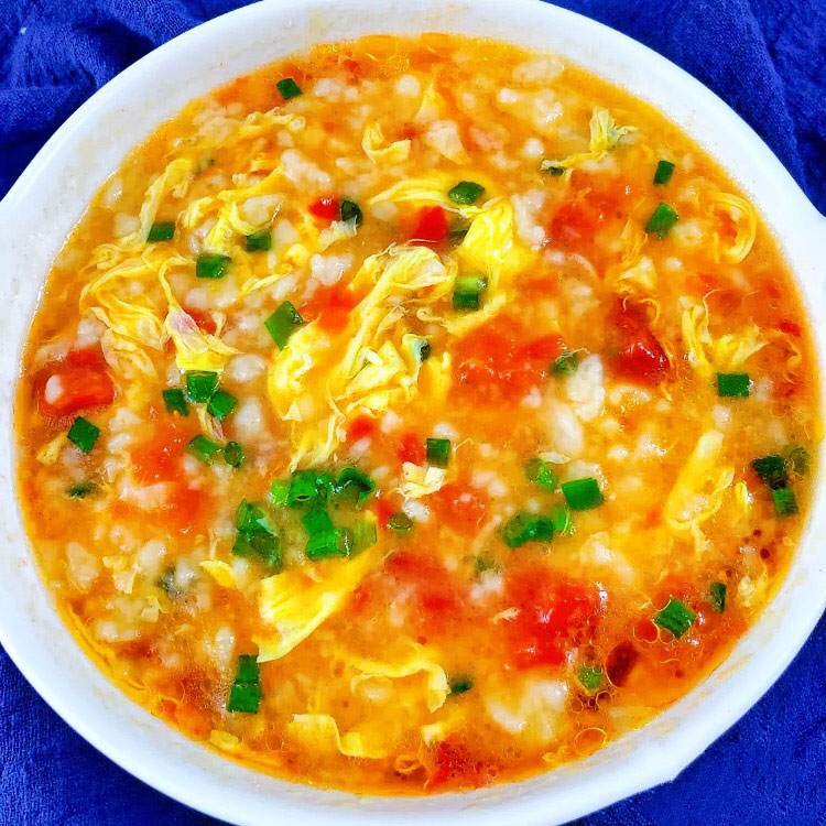 番茄鸡蛋疙瘩汤图片