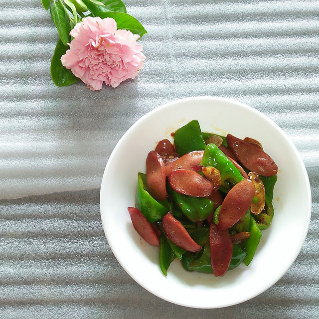 牛肉肠炒青椒