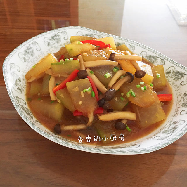 蟹味菇烧冬瓜