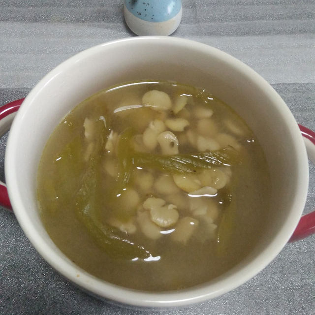 酸菜胡豆瓣汤