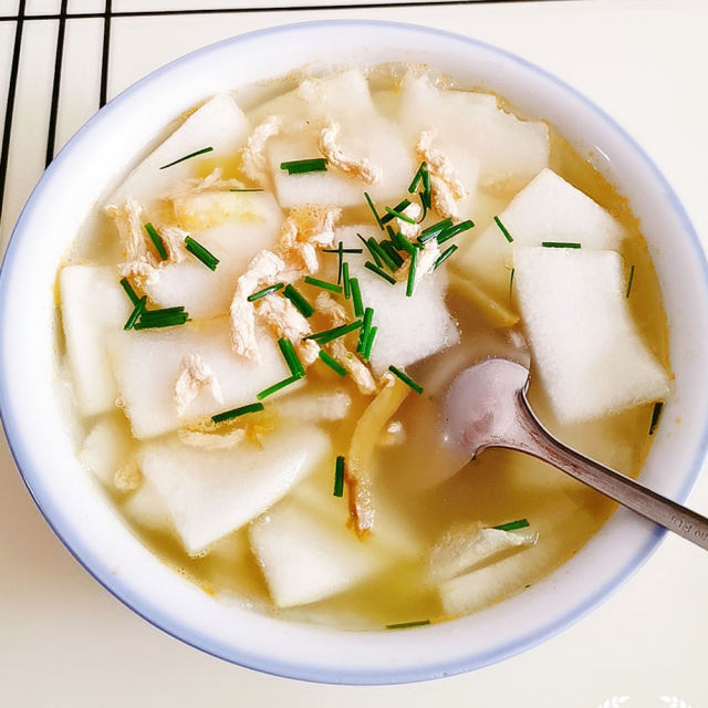 榨菜肉丝冬瓜汤