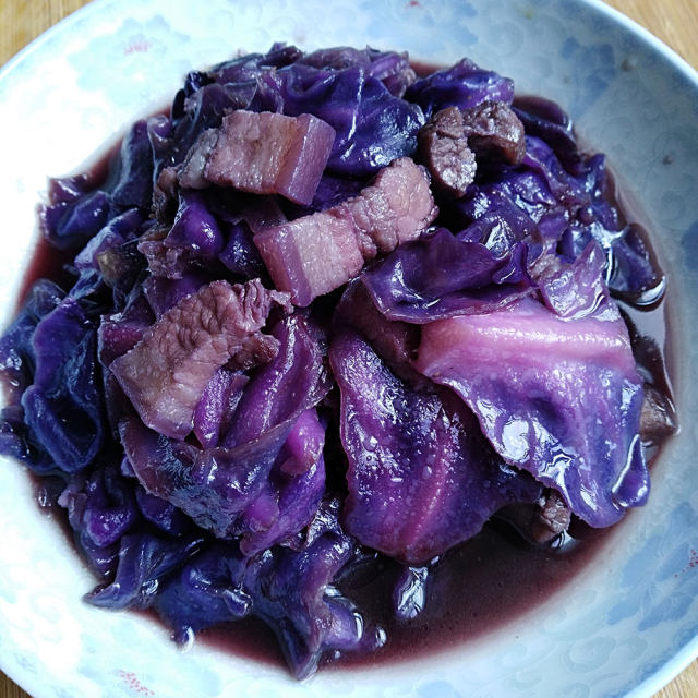 月子餐系列:蚝油紫包菜