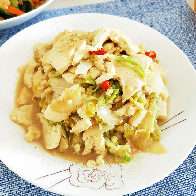 大白菜烧豆腐