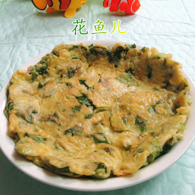 生菜鸡蛋饼