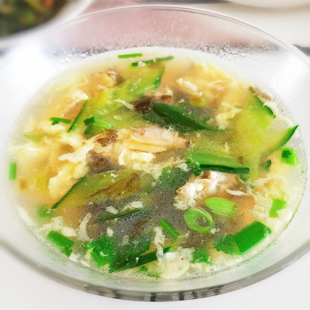 黄瓜鸡蛋蛤蜊汤