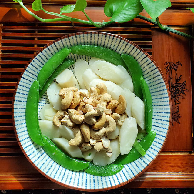 山药炒酥腰果