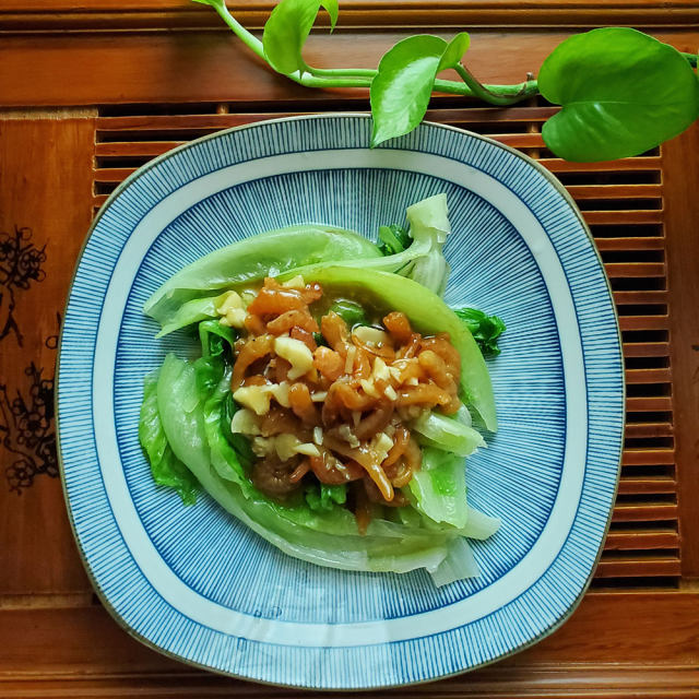 虾米扒生菜