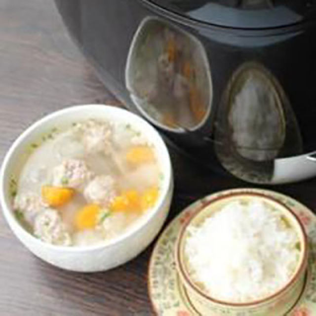 三丸汤（冬瓜南瓜汆丸汤）VS低糖米饭