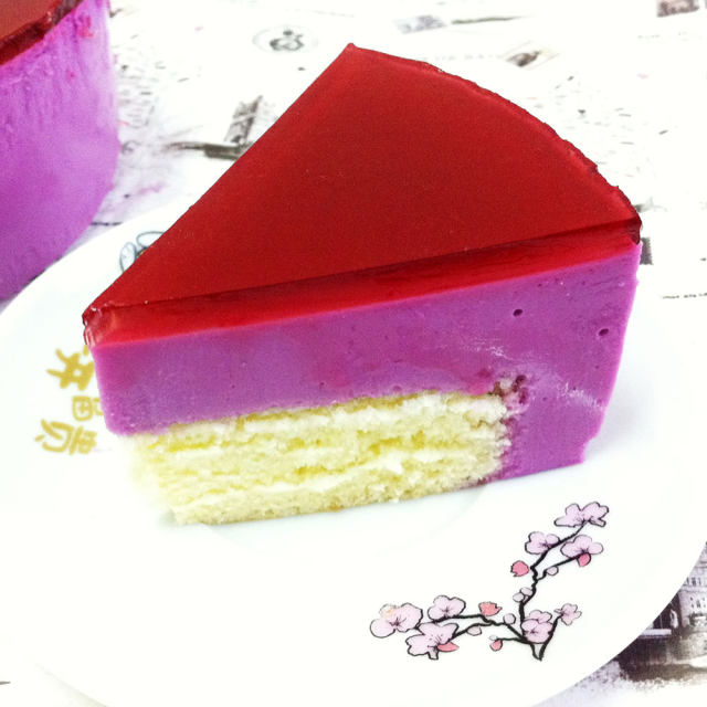 紫薯酸奶蛋糕