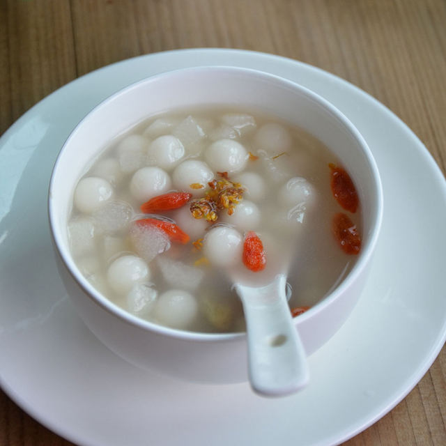 生梨桂花小圆子