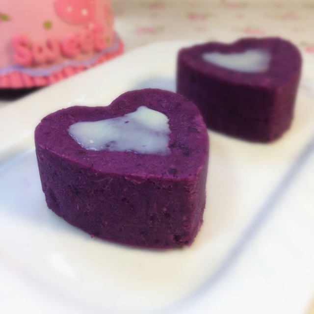 爱的礼物----奶香紫薯泥