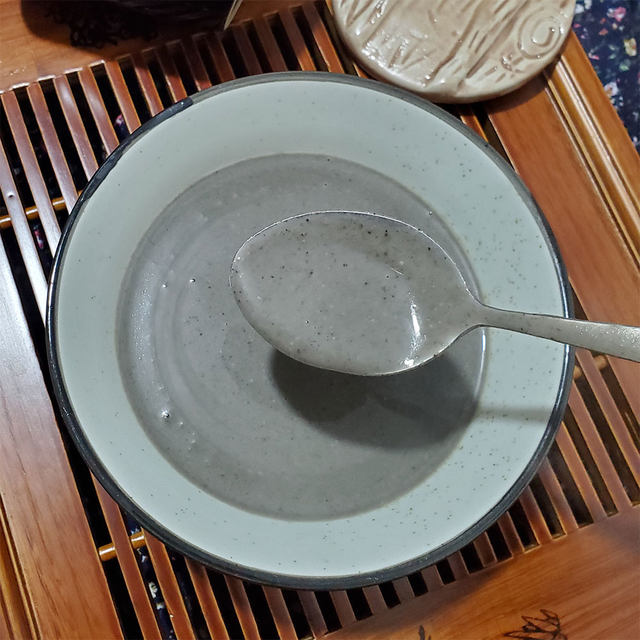 黑豆黑芝麻米糊