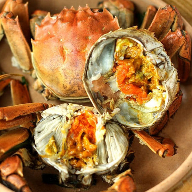 土锅焗蟹