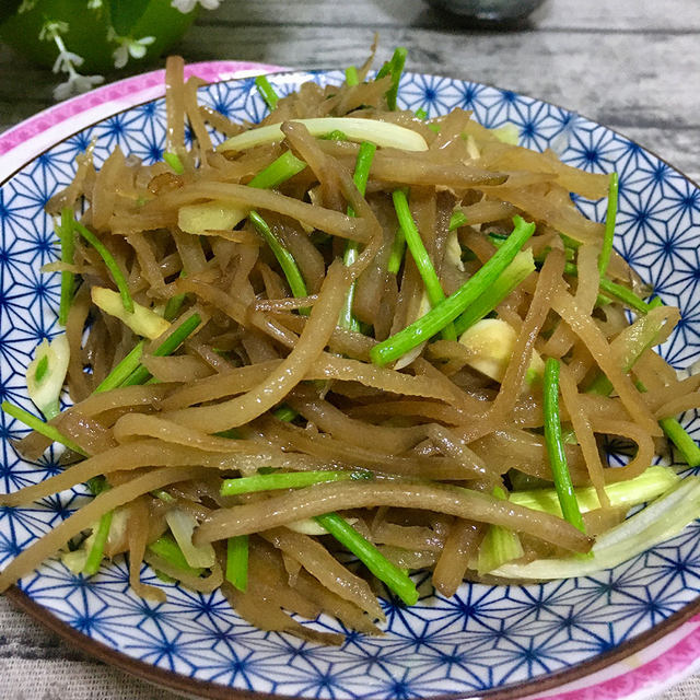 “咸菜”素炒咸菜丝