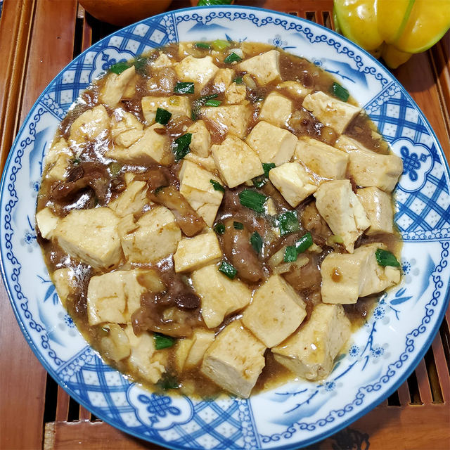 肉片烧嫩豆腐