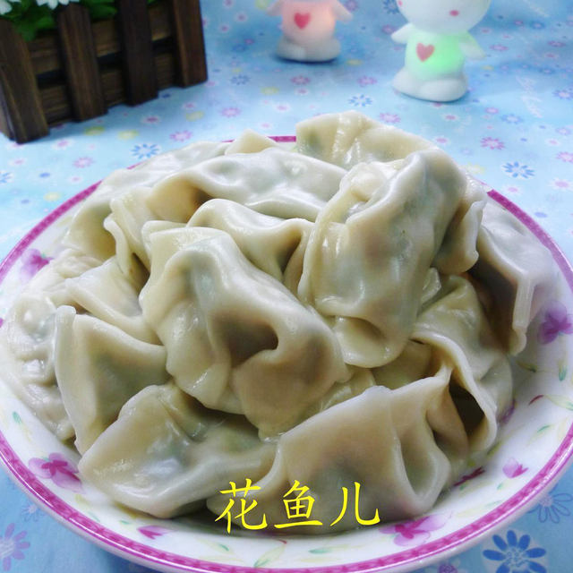 虾皮韭菜肉馅饺子