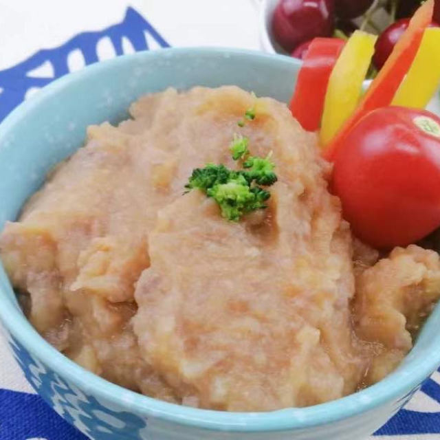 8个月宝贝生鲜番茄土豆牛肉泥，酸甜美味有营养「小鹿优鲜」