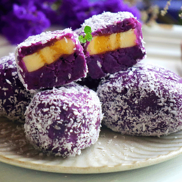 椰蓉香蕉紫薯