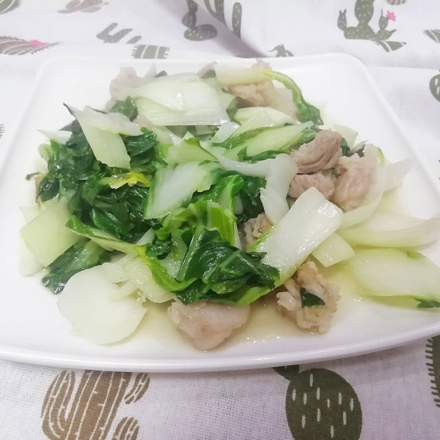 牛油炒青菜