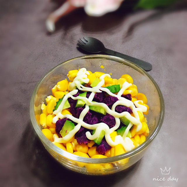 玉米紫薯沙拉