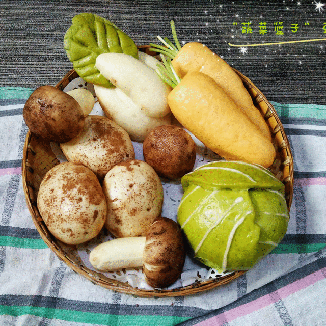 “蔬菜篮子”豆沙包