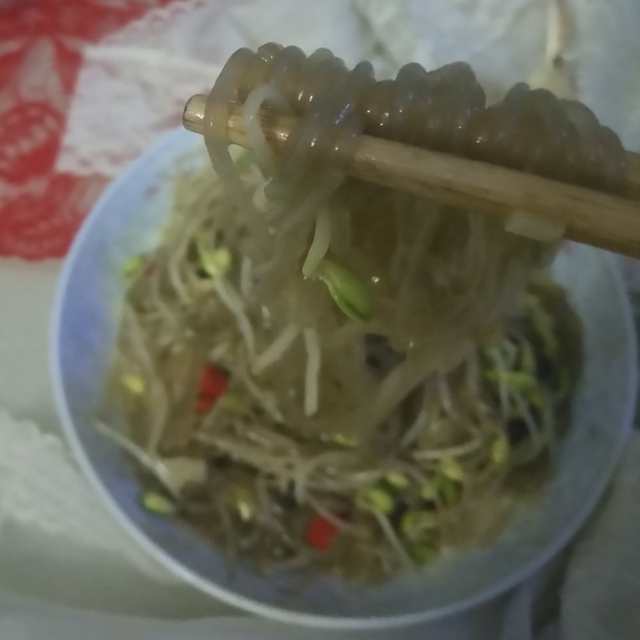 豆芽炒粉条