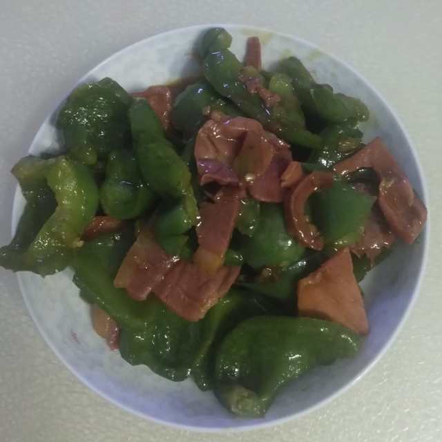 甜椒炒腊肉