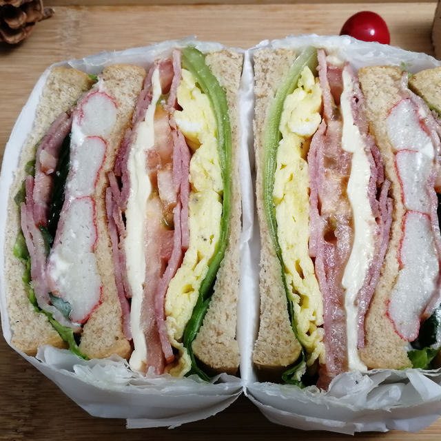 超简易巨无霸早餐三明治，让你一天元气满满
